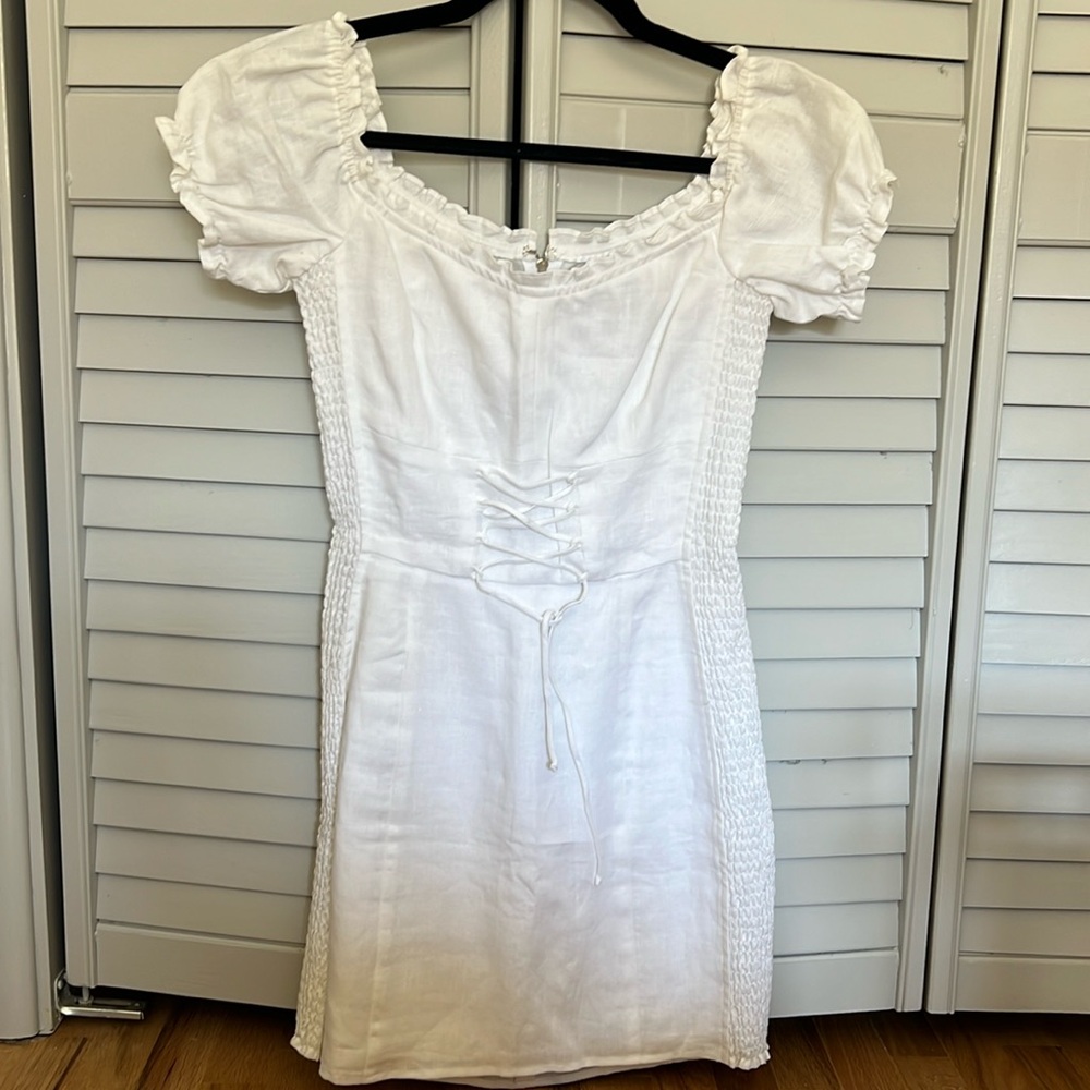 Reformation linen dress